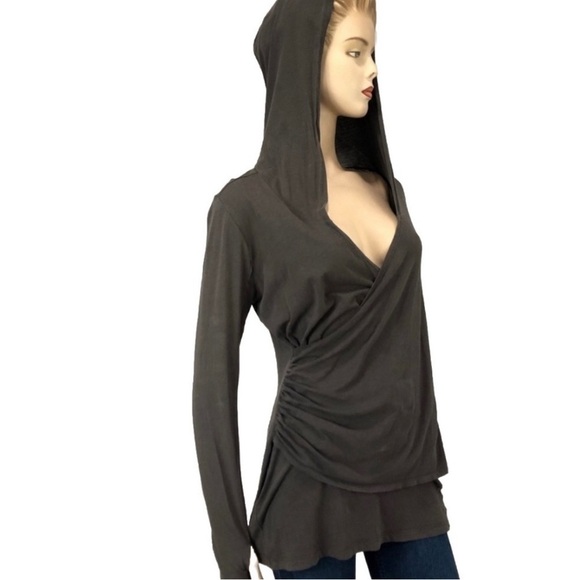 Lucy long sleeve V-neck hoodie exercise/outdoor sweater - Picture 1 of 16
